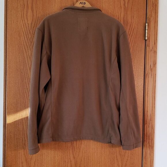 Very Nice GH Bass Heritage Collection Quarter Zip Fleece Pullover Jacket Sz M - Picture 2 of 5